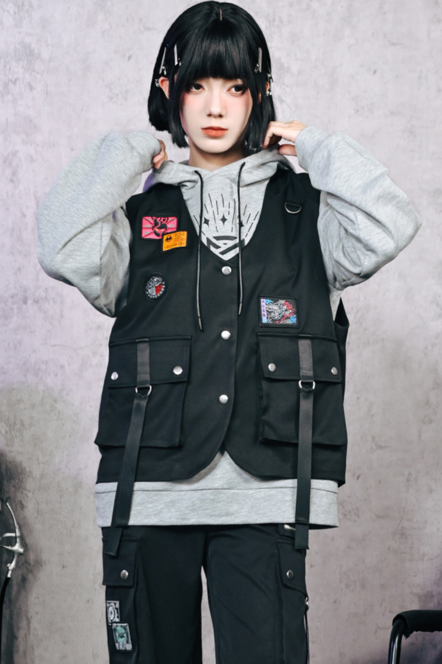 ワークウェアスタイルストリートベスト