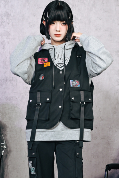 ワークウェアスタイルストリートベスト