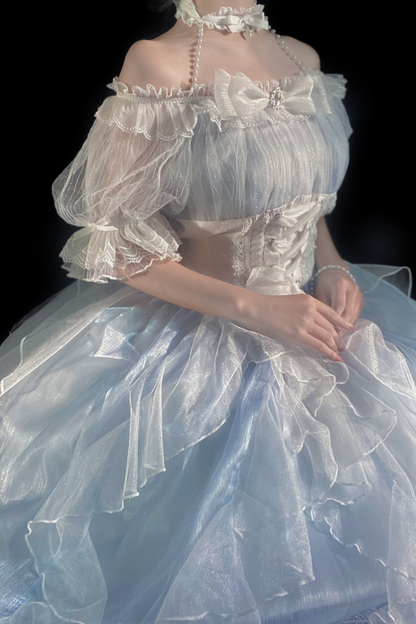 Sheer Blue Mermaid Lolita Dress