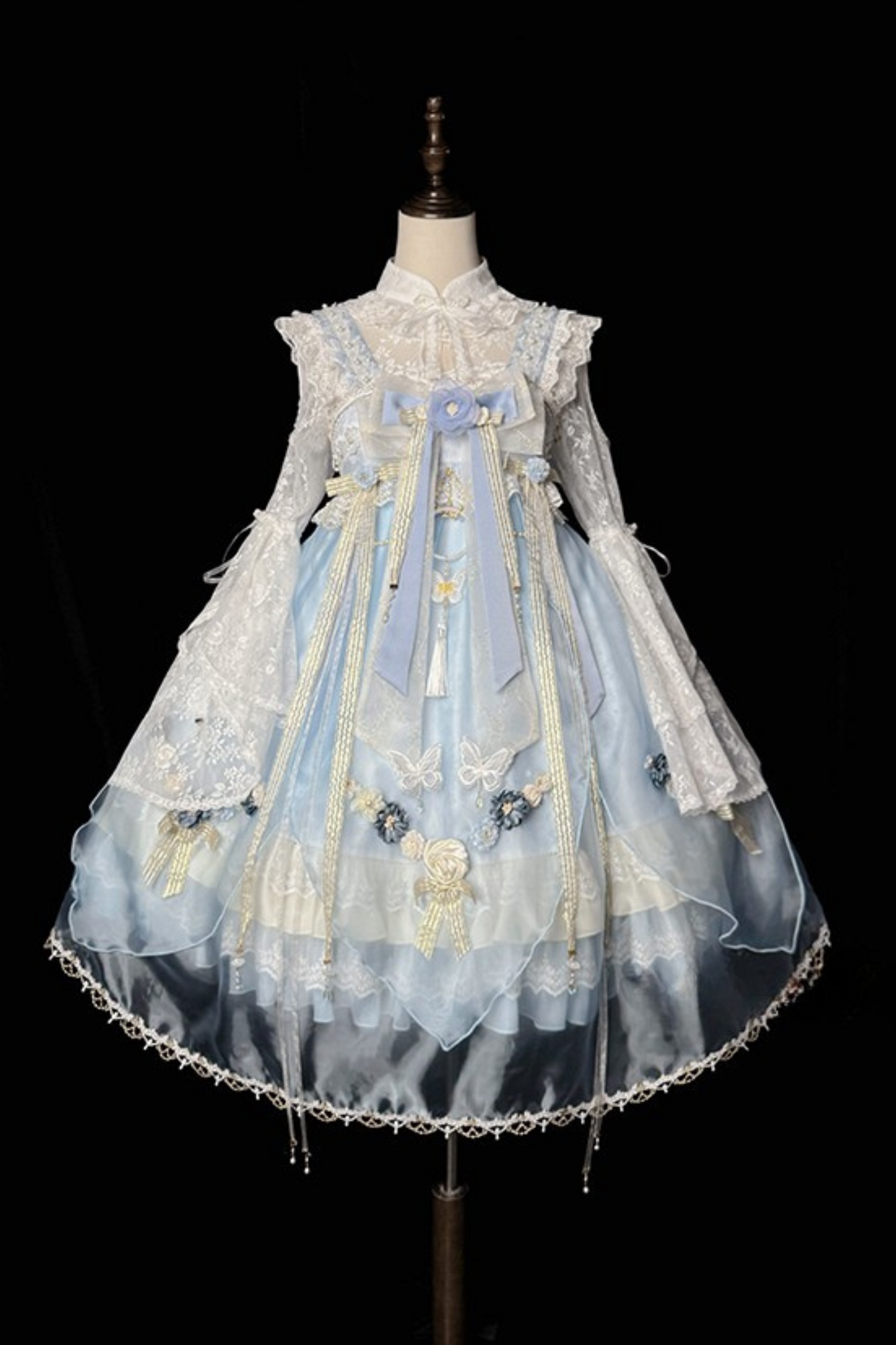 Fairy Floral China Tulle Ribbon Dress