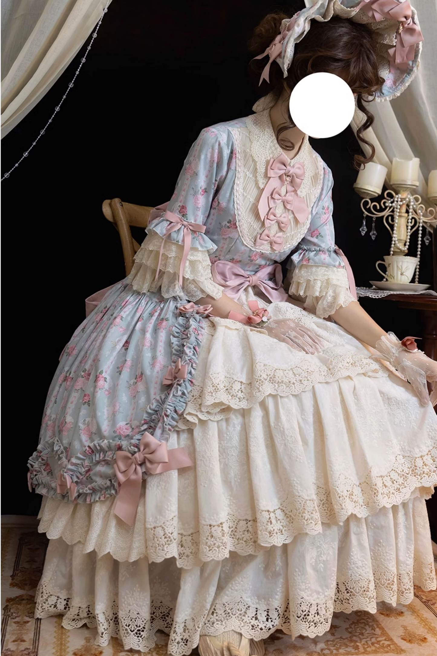 エレガントプリンセススリーブロリータドレス