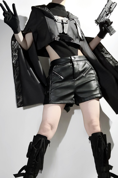 [Reservation Product] Jinbu Lolita Mode Wide Jacket + Top + Shorts
