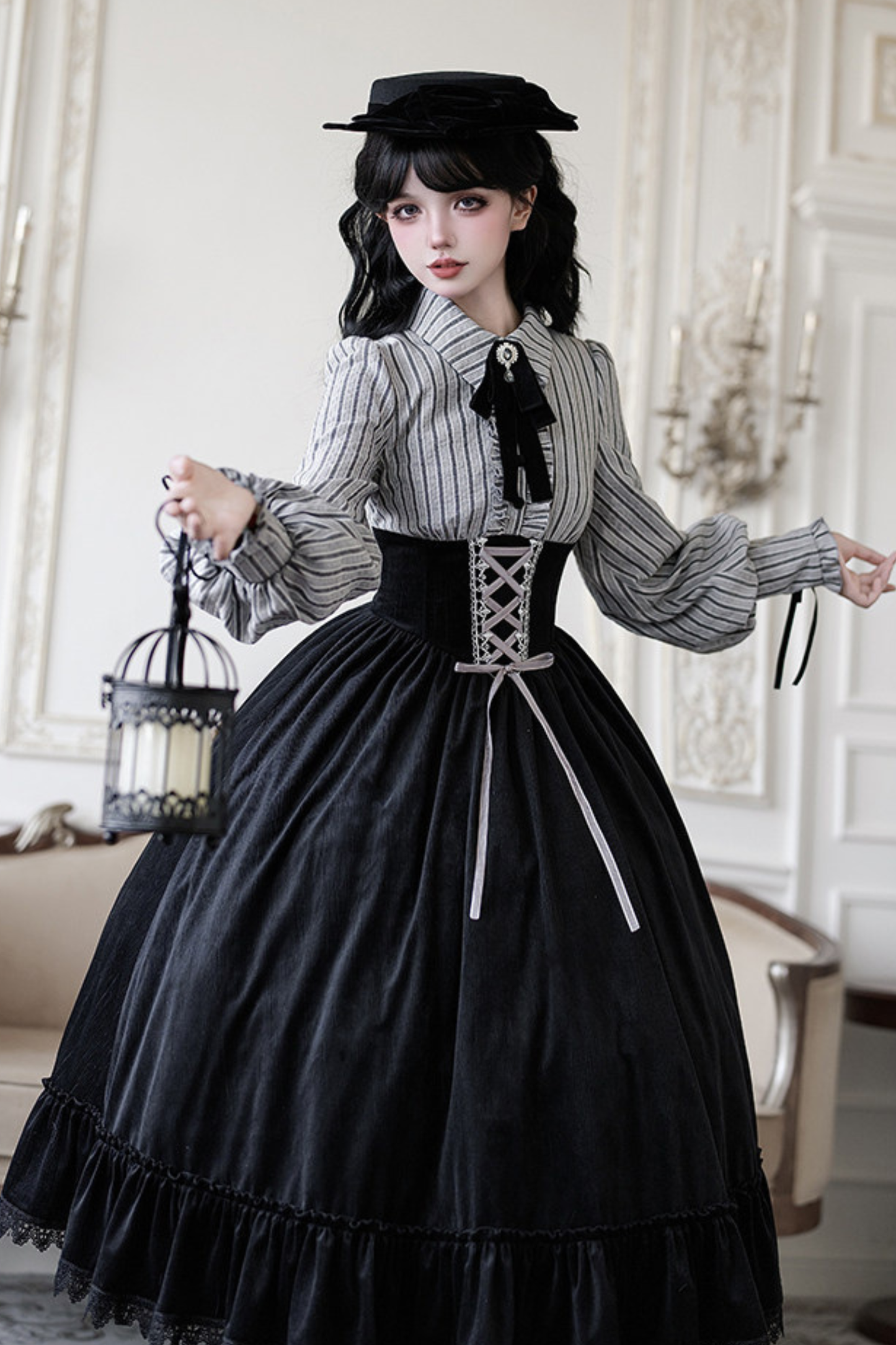 Fishtail Dress + Flare Dress + Hat + Hairband