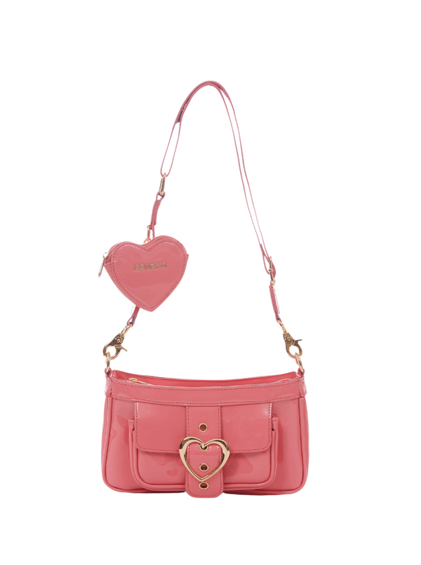 Heartling Belt Wan Shoulder Crocodile Bag