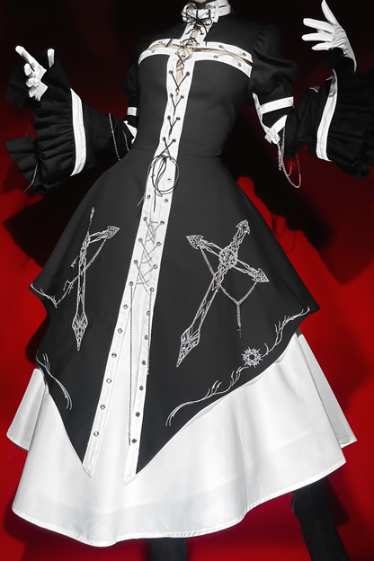 Gothic Lolita Dress + Nurse Hat
