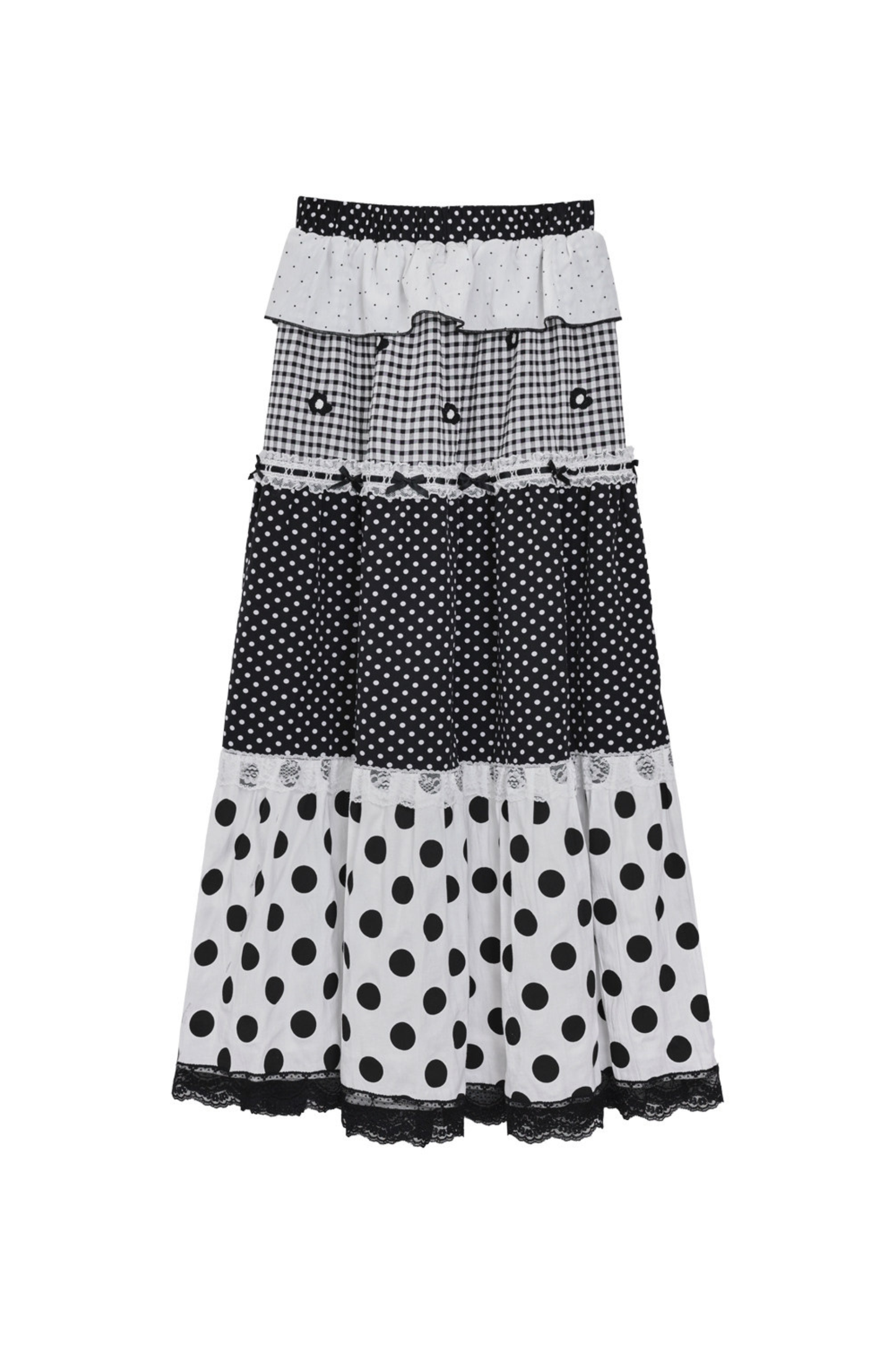 Clover Loose Top + Patchwork Skirt