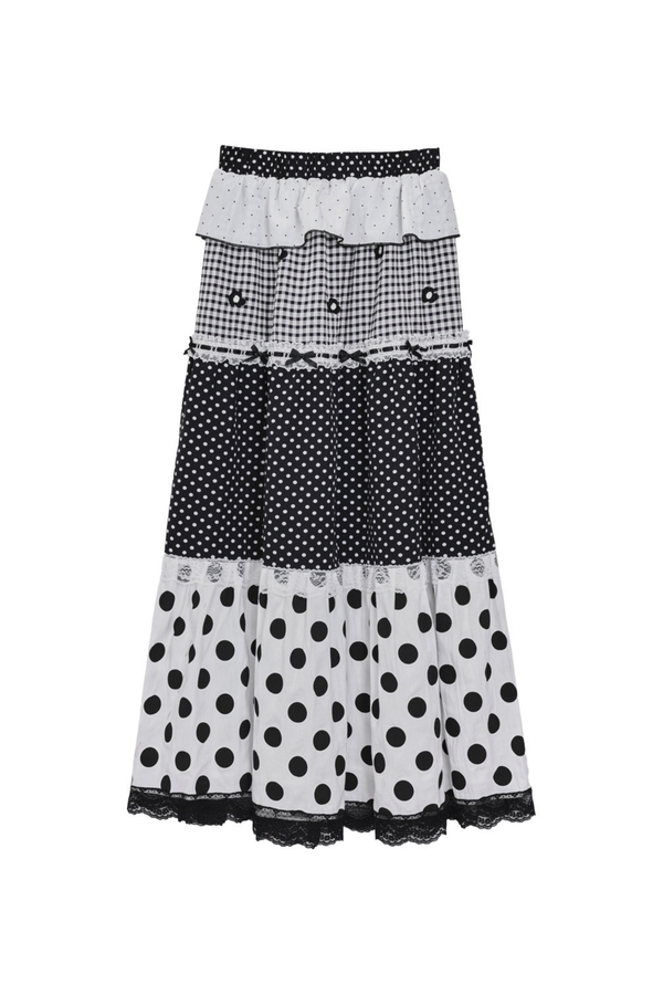 Clover Loose Top + Patchwork Skirt