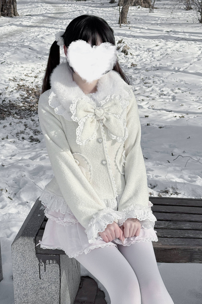 レースリボンスリムスイートコート