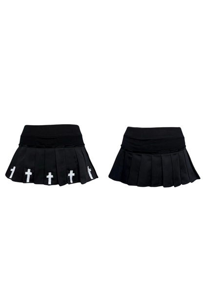 ゴシッククロスニットトップス