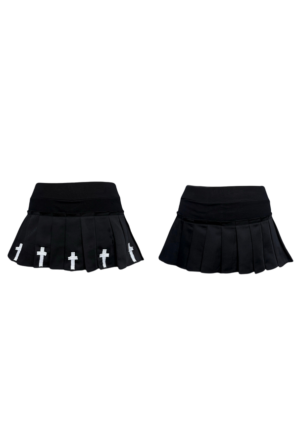 ゴシッククロスニットトップス