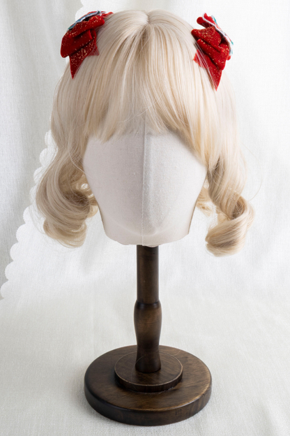 レッドベルベットロリータヘアクリップ