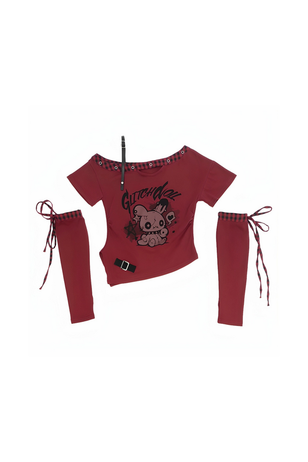 Fortitude Slim Fit T-Shirt + Irregular Skirt