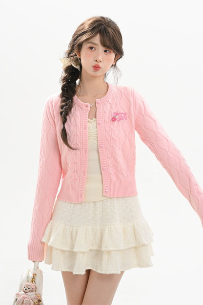 スイートガーリーニットカーディガン