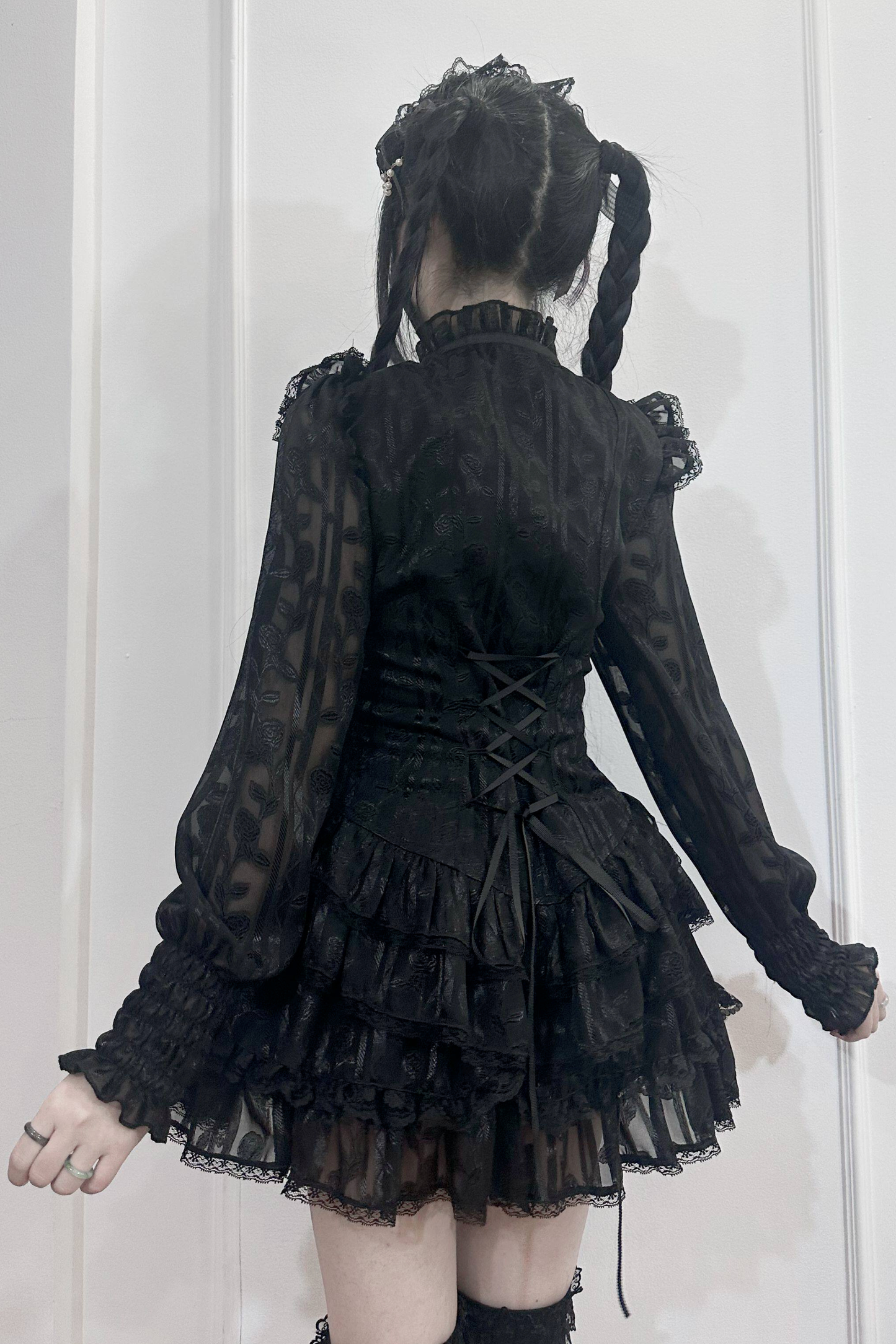 レースドレス+インナーパンツ