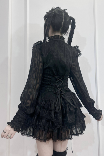 レースドレス+インナーパンツ