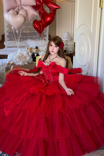 [3월 31일 예약마감] 엘레강스 퍼피 이터널 롱 스커트 + 리본 테일