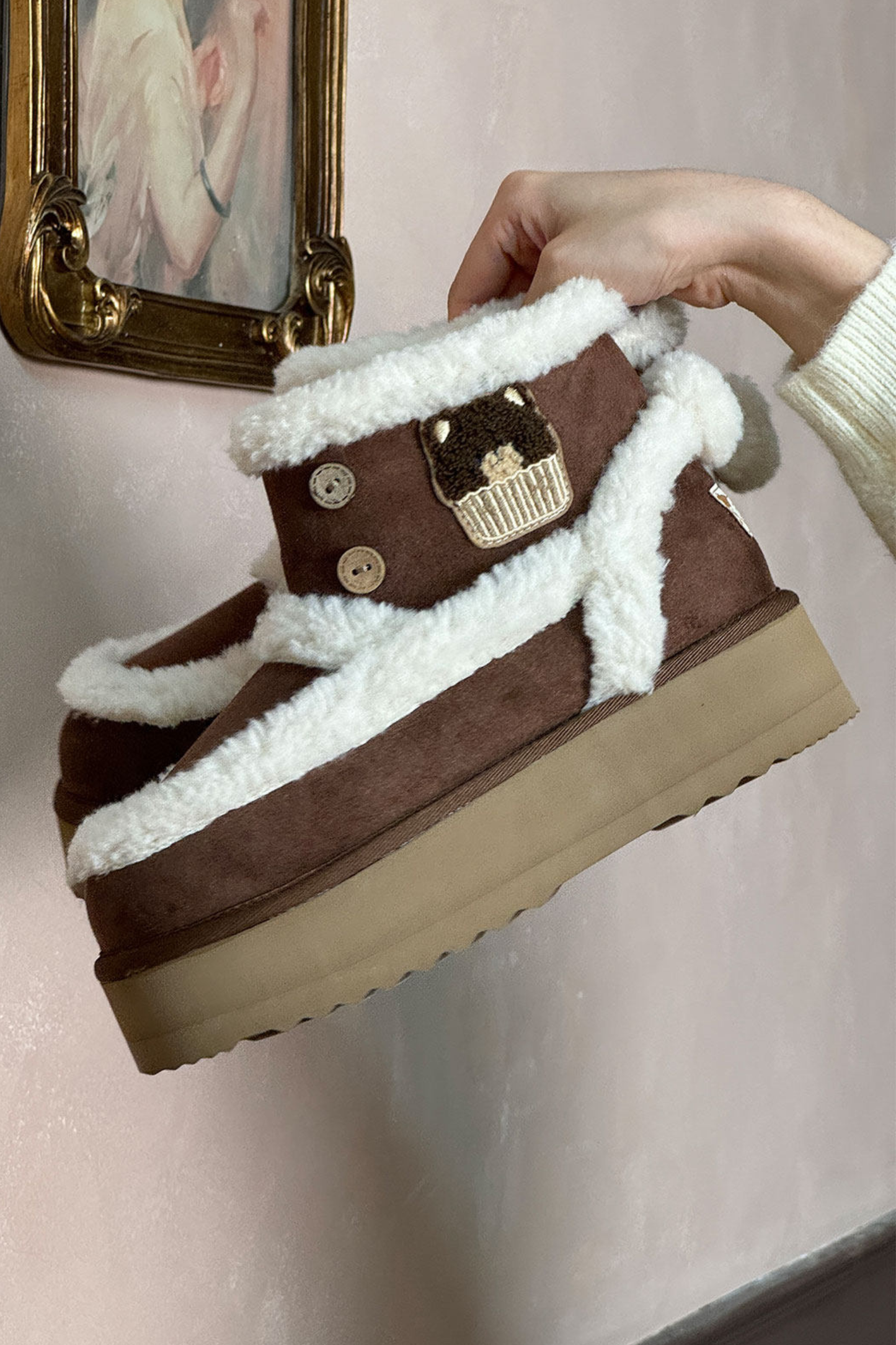 Lolita Fleece Line Snow Boots