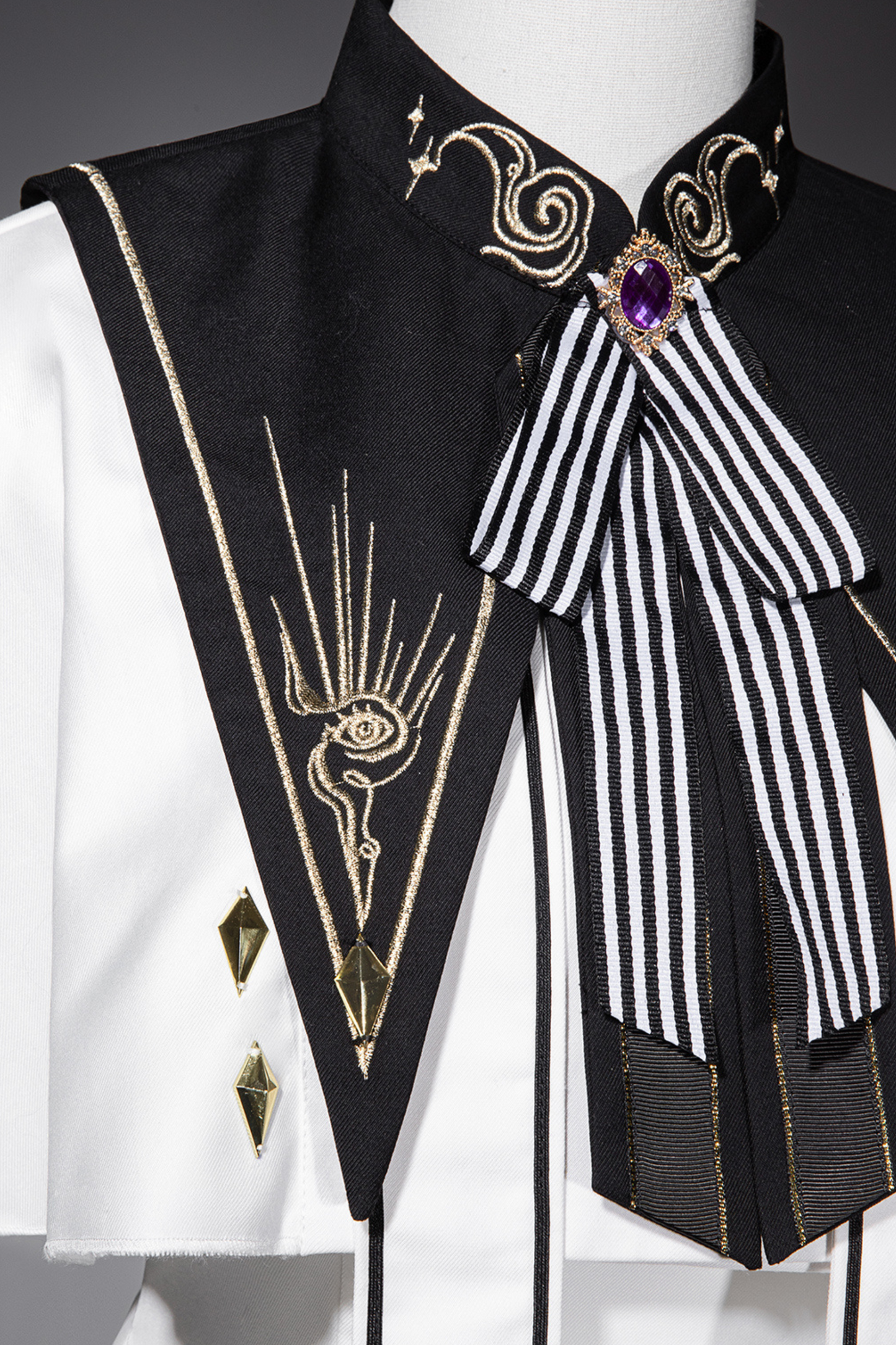 Real Aigothic Style Lolita Dress + Cape + False Collar