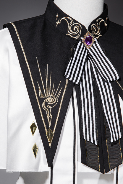 Real Aigothic Style Lolita Dress + Cape + False Collar