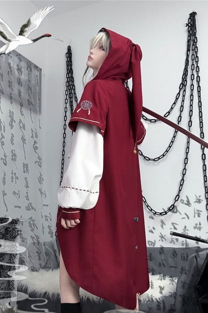 バニーフードプリンスアウター+シャツ+ショートパンツ