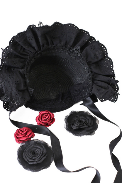 ゴシックシッククラロリータハット