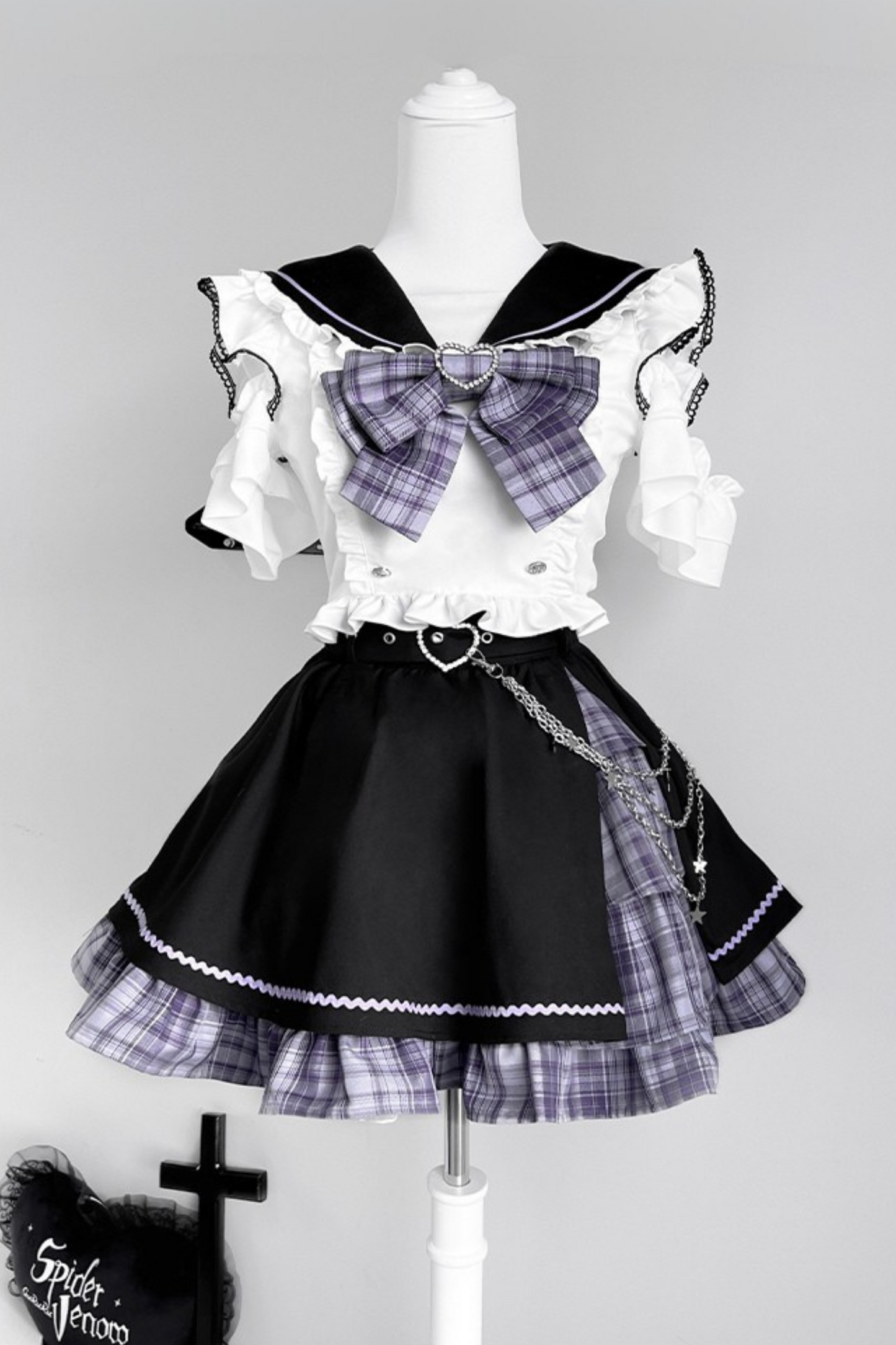 ドリームスターフリルセーラーカラーセットアップ＋レッグカバー