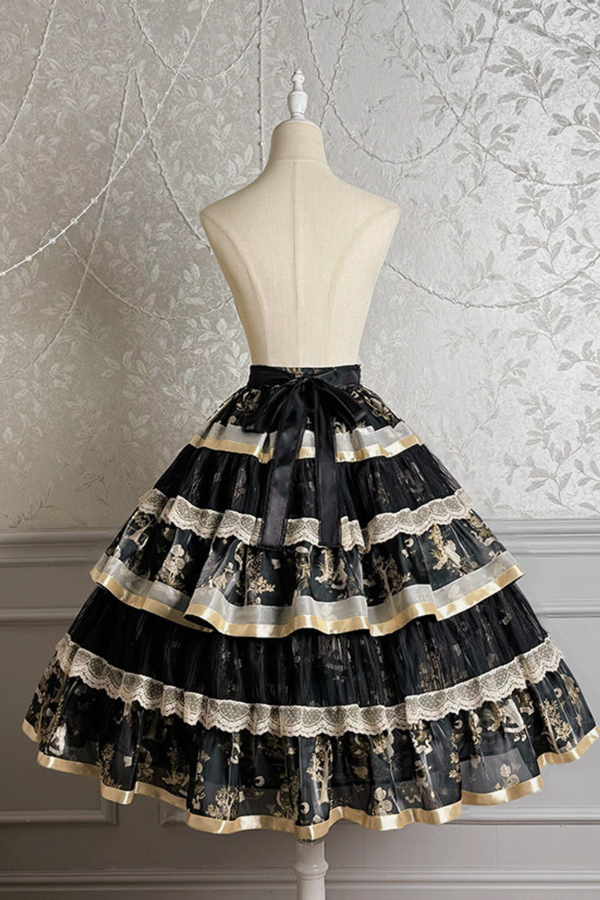 [Pre-order Deadline: April 3] Fantasy Tiered Lolita Skirt