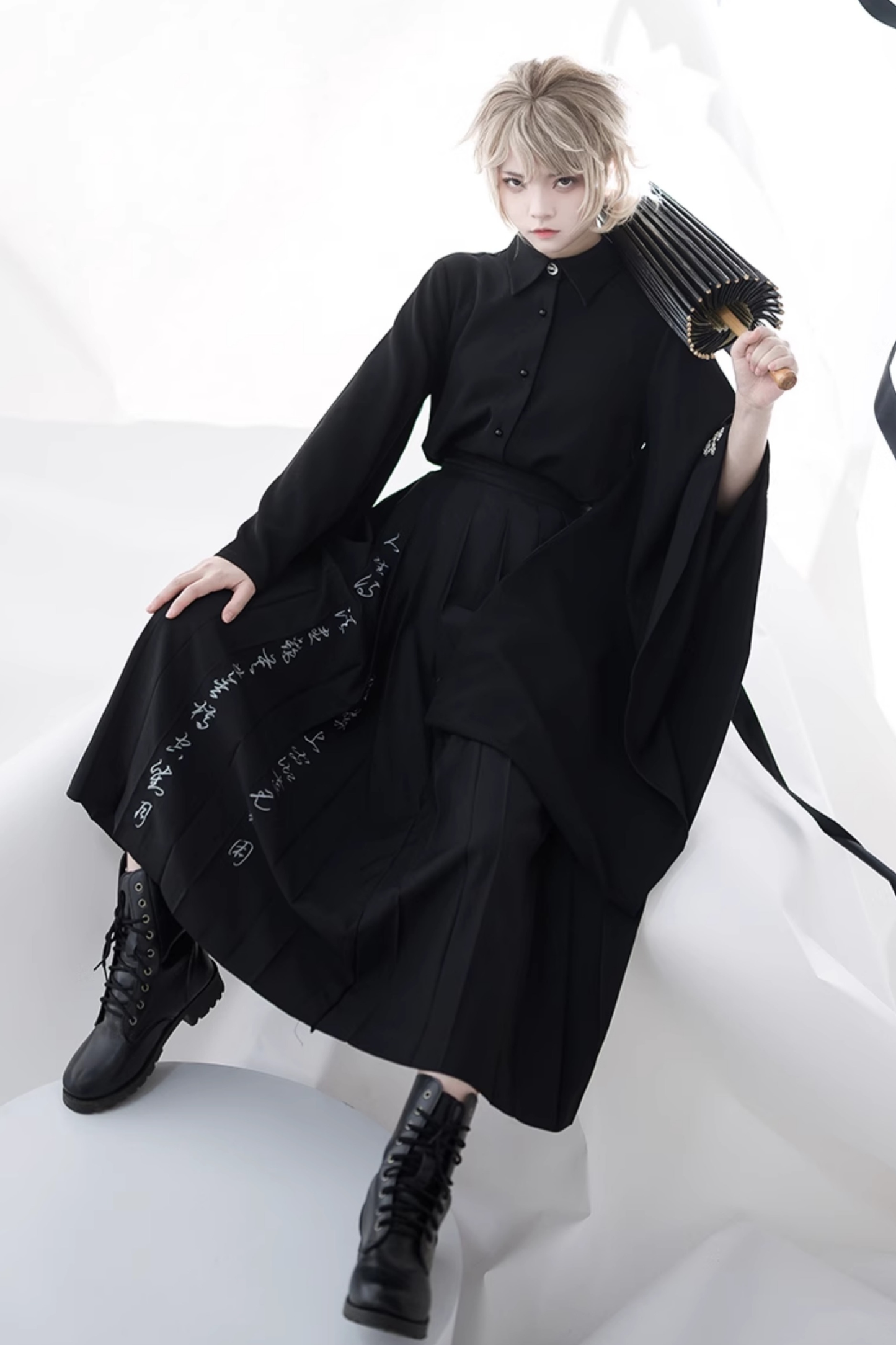 ダーク皇子ビッグスリーブブラウス