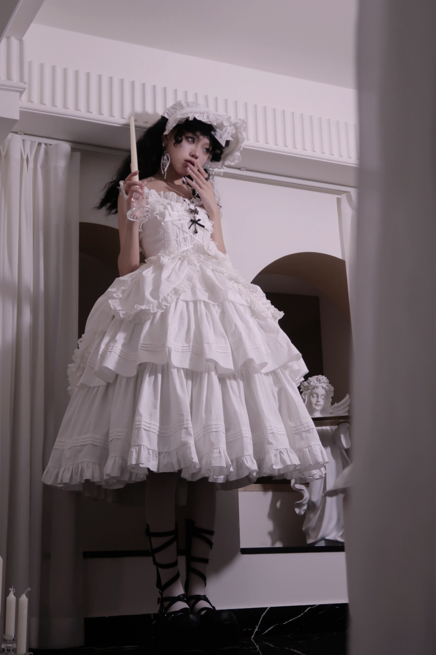 Lace Goth Subculture Dark Star Island Lolita Dress