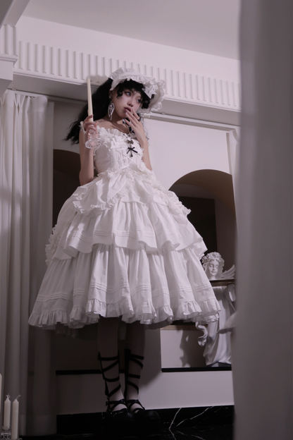 Lace Goth Subculture Dark Star Island Lolita Dress