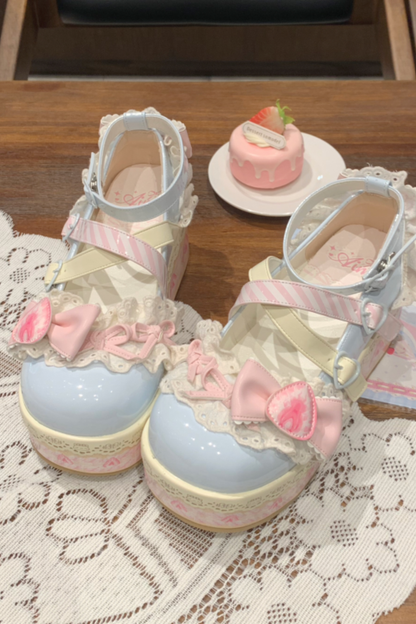 ストロベリーリミテッドロリータシューズ