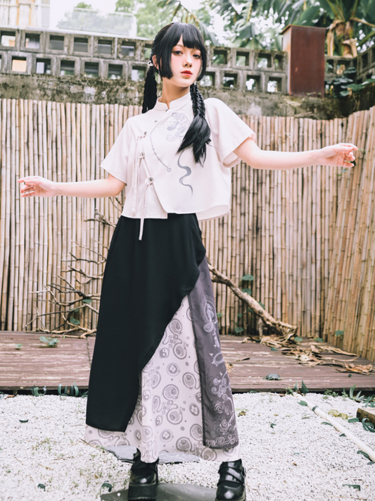 Chinashamar shirt+China skirt