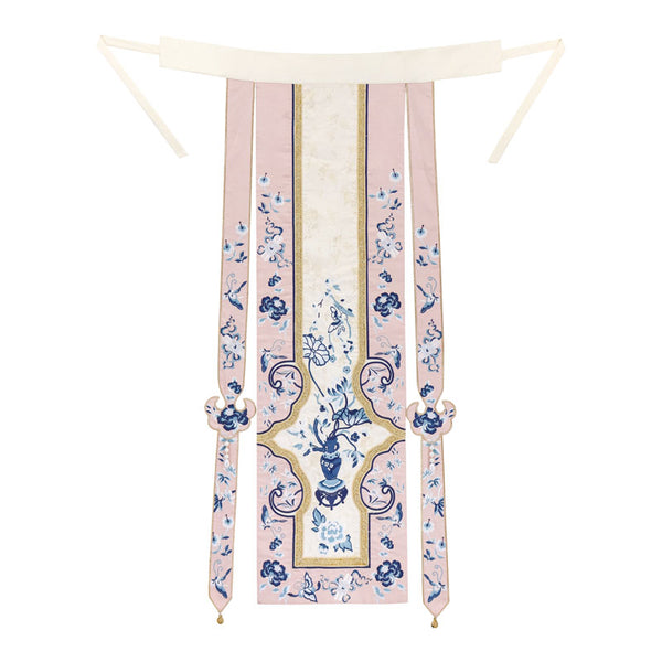 Elegant Embroidered Top Jacquard Skirt Set Up