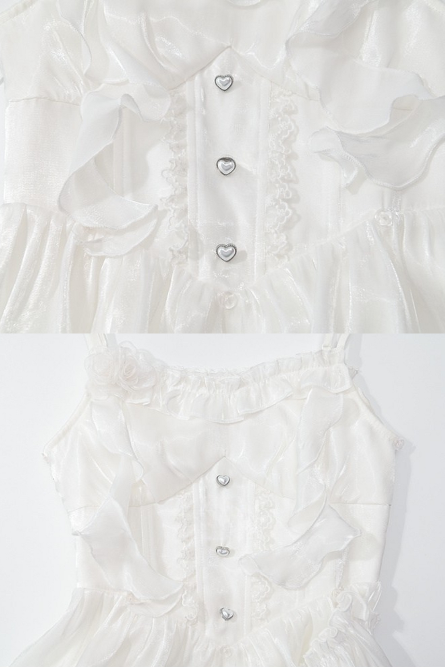 Heavy Shatindal Cami Sole Dress + Lace Asymmetrical Shawl