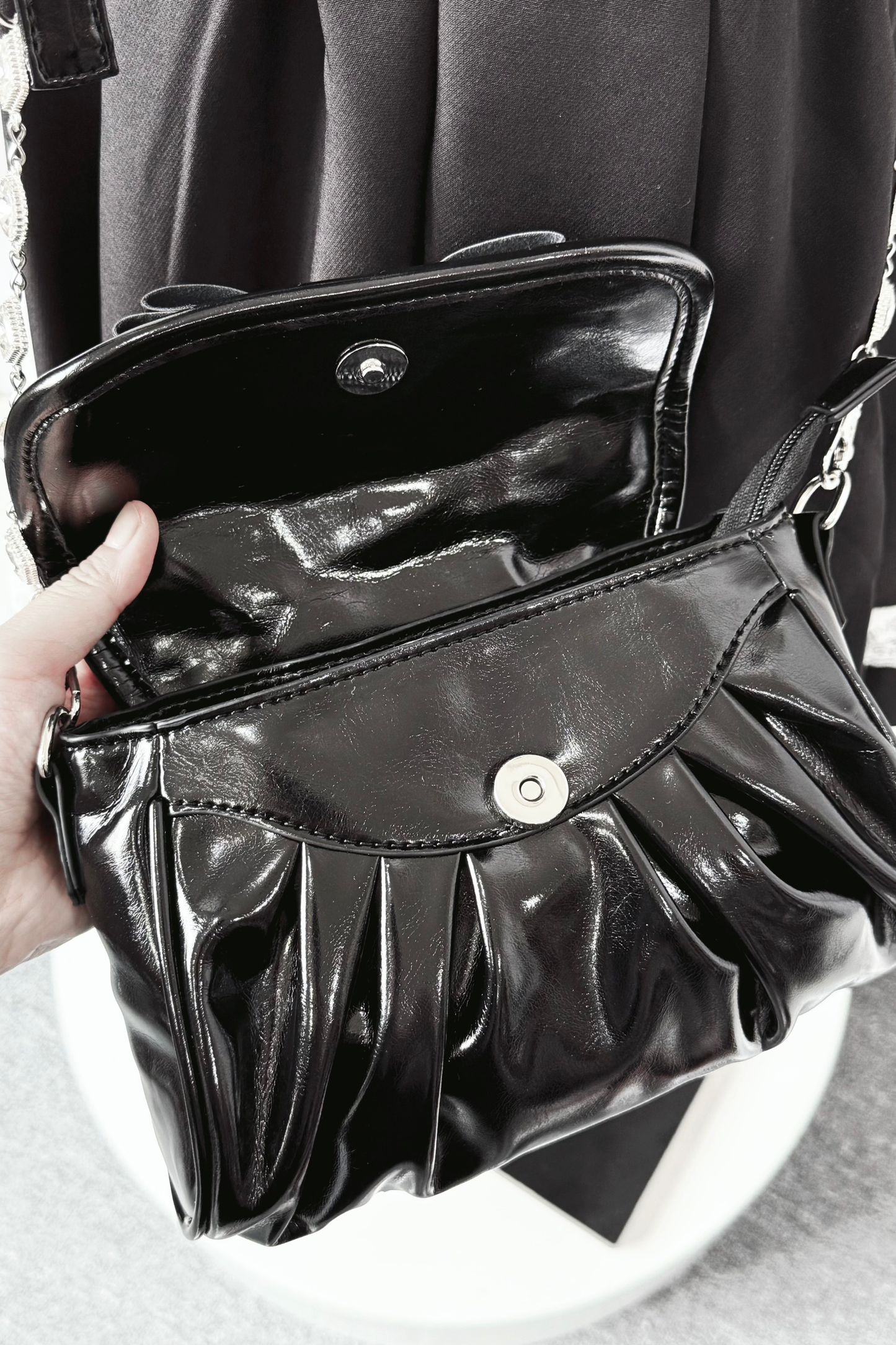 バッグラインストーンエレガントショルダーバッグ