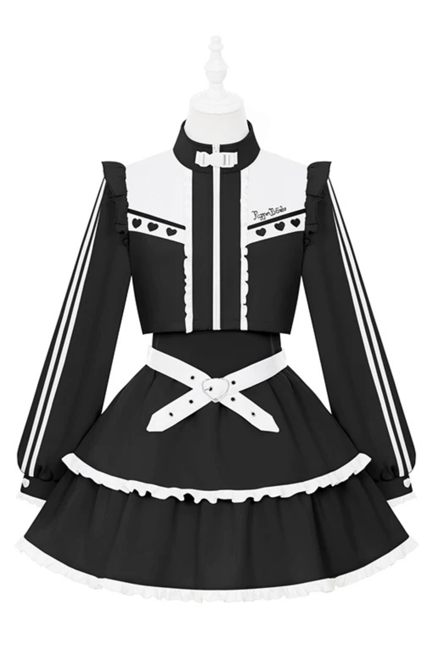 Aqua Dark Kawaii Kleid