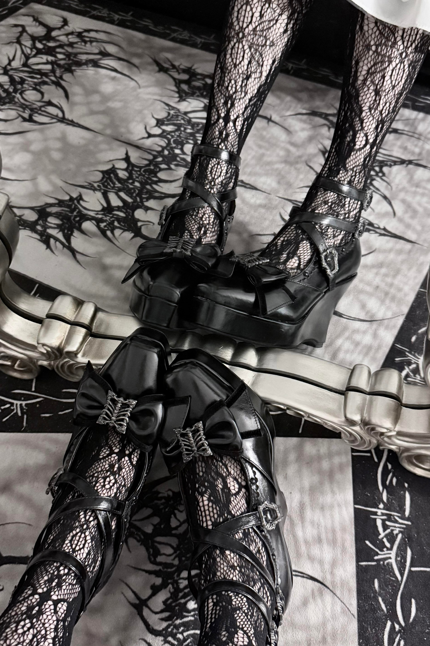 【3月30日予約締切】ダークラブリーボックスリボンシューズ