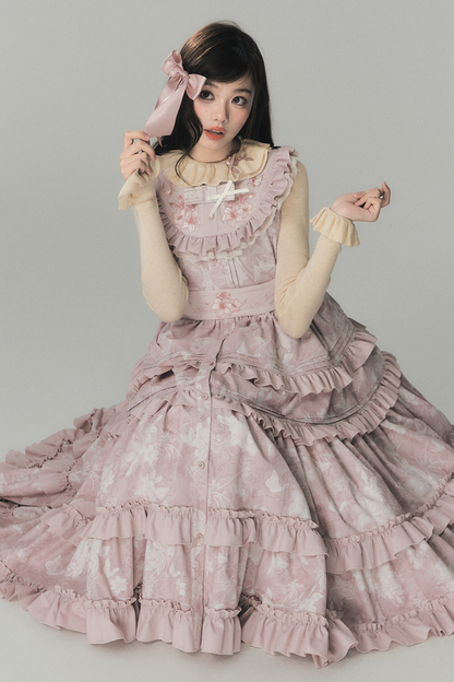 ラブリーロリータベストドレス+トップス+ベルト