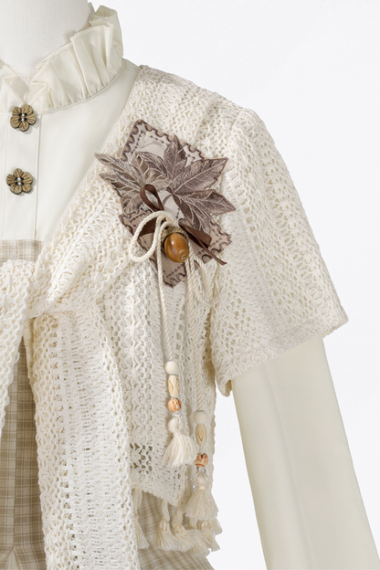 Retro Island Check Dress + Outerwear