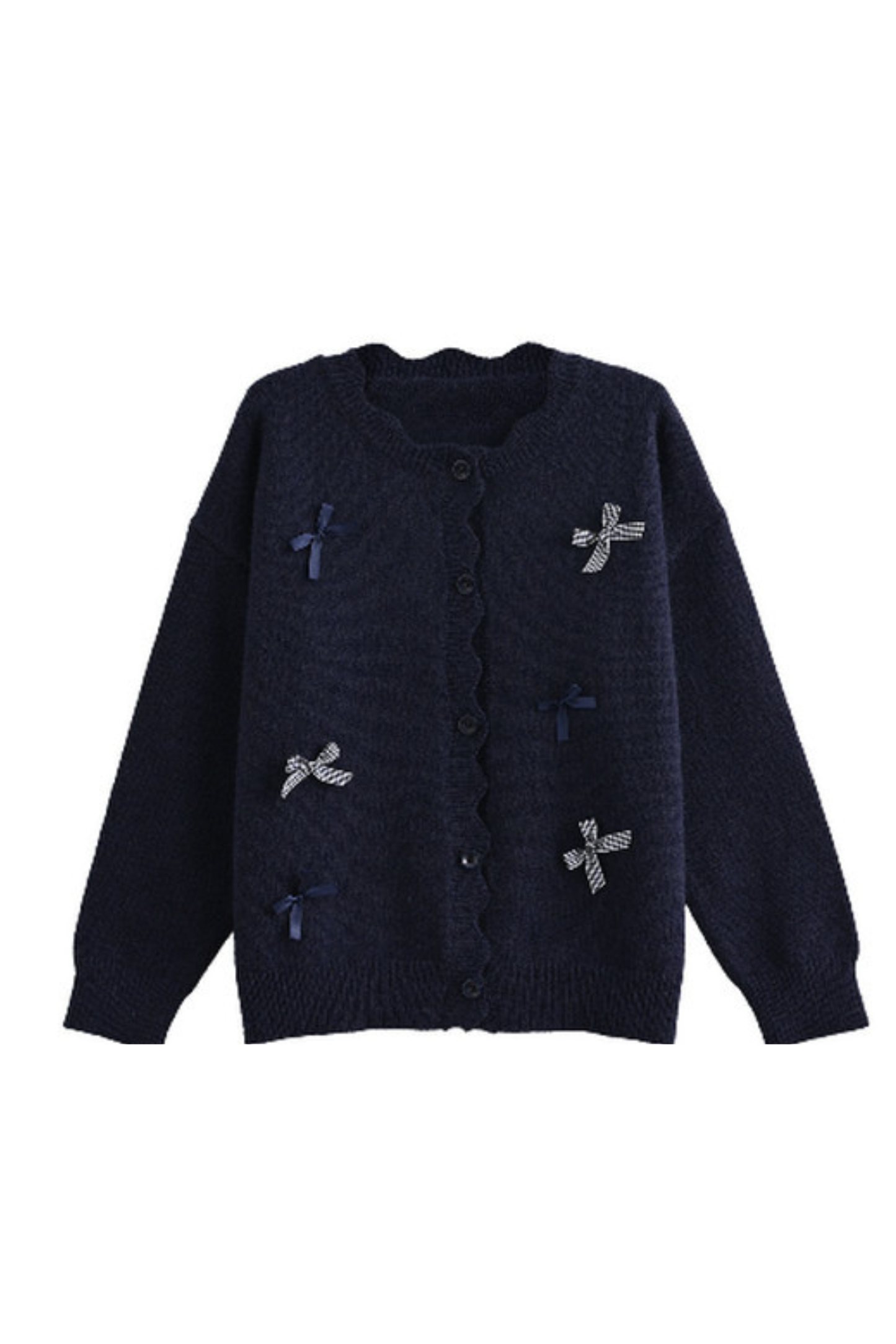 スウィートリボンニットカーディガン