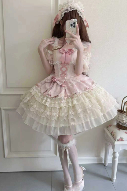 프린세스 큐트 스위트 로리타 드레스 + 테일