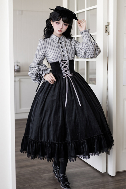 Fishtail Dress + Flare Dress + Hat + Hairband