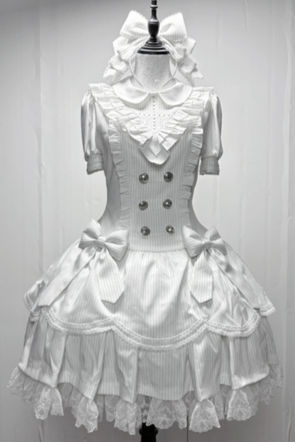 Dark Gothic Dress + Sleeves + Headband