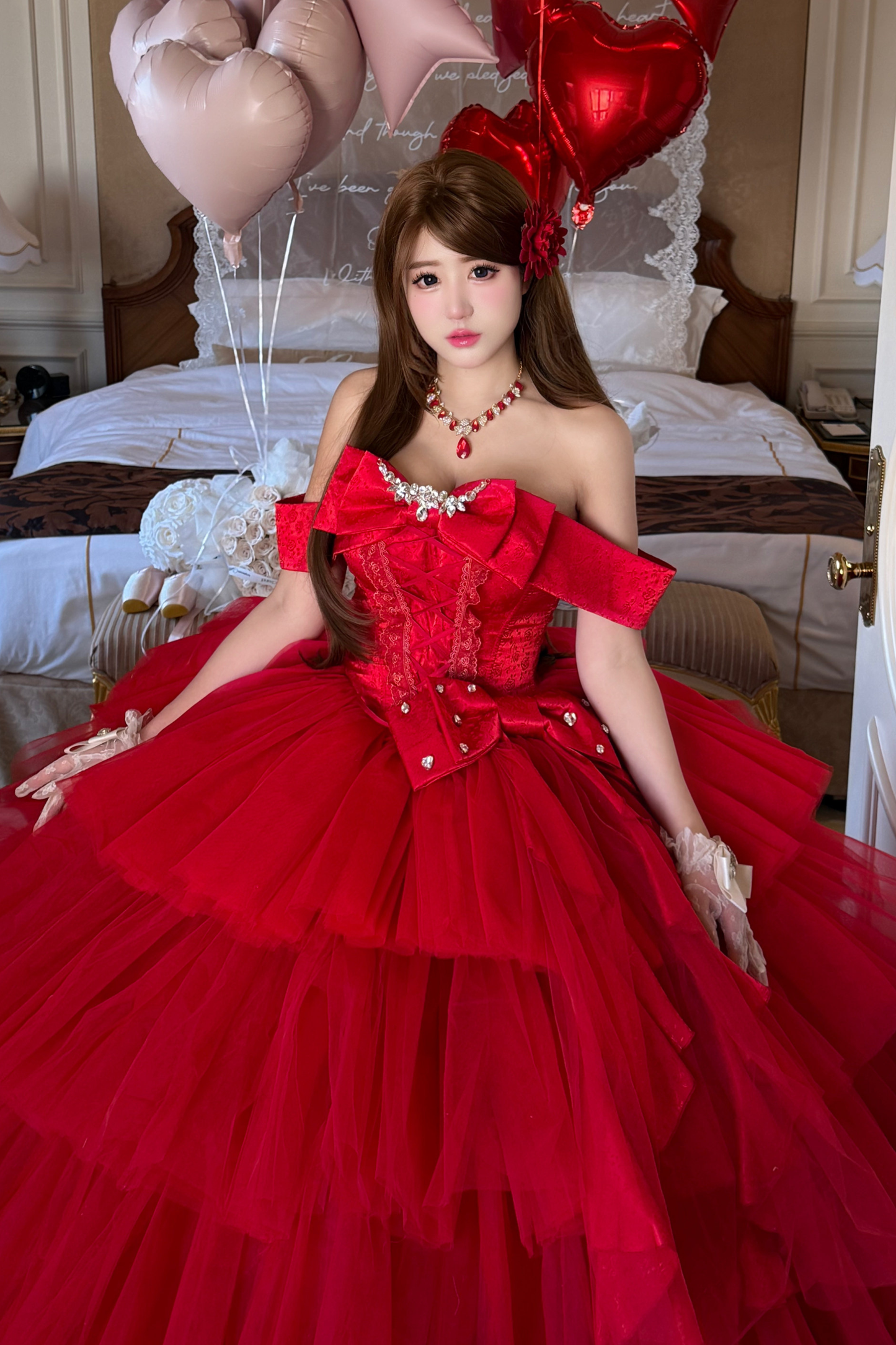 [3월 31일 예약마감] 엘레강스 퍼피 이터널 롱 스커트 + 리본 테일