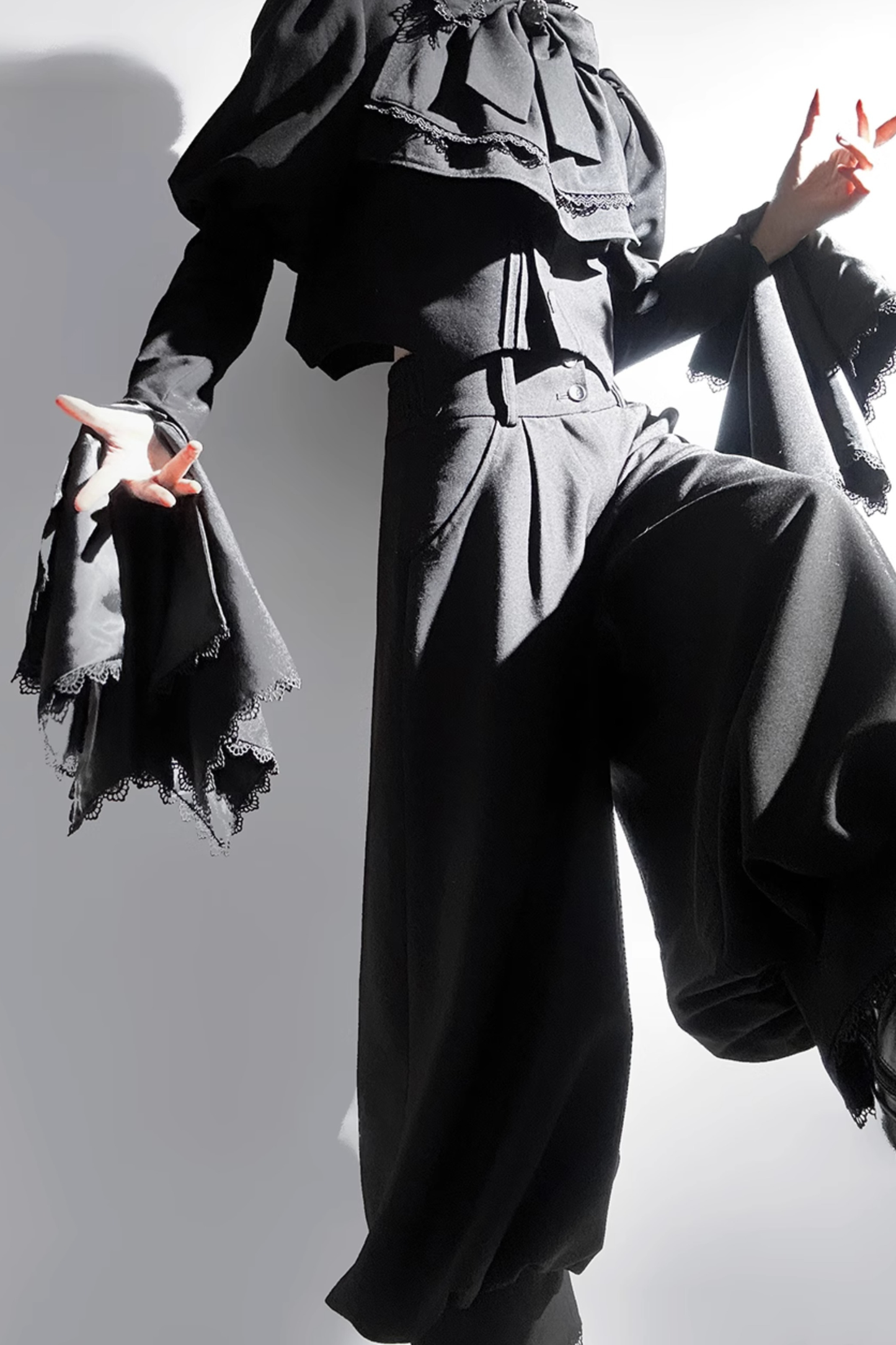 レトロゴシックロリータジャケット+パンツ