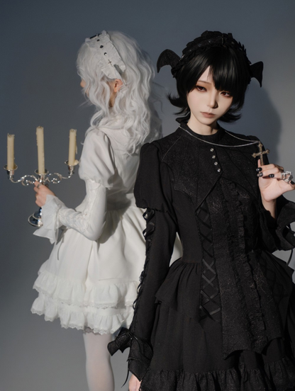 [Deadline for reservations: November 19] Camilla Spider Web Bat Gothic Dark Series Dress Full Set + Setup Full Set
