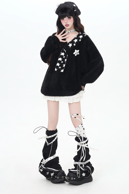 Star Design Loose Top