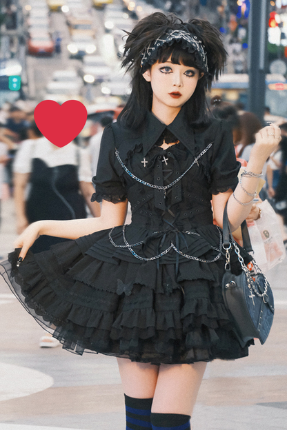 コントラクトクロスJSKゴシックエレガントロリータドレス