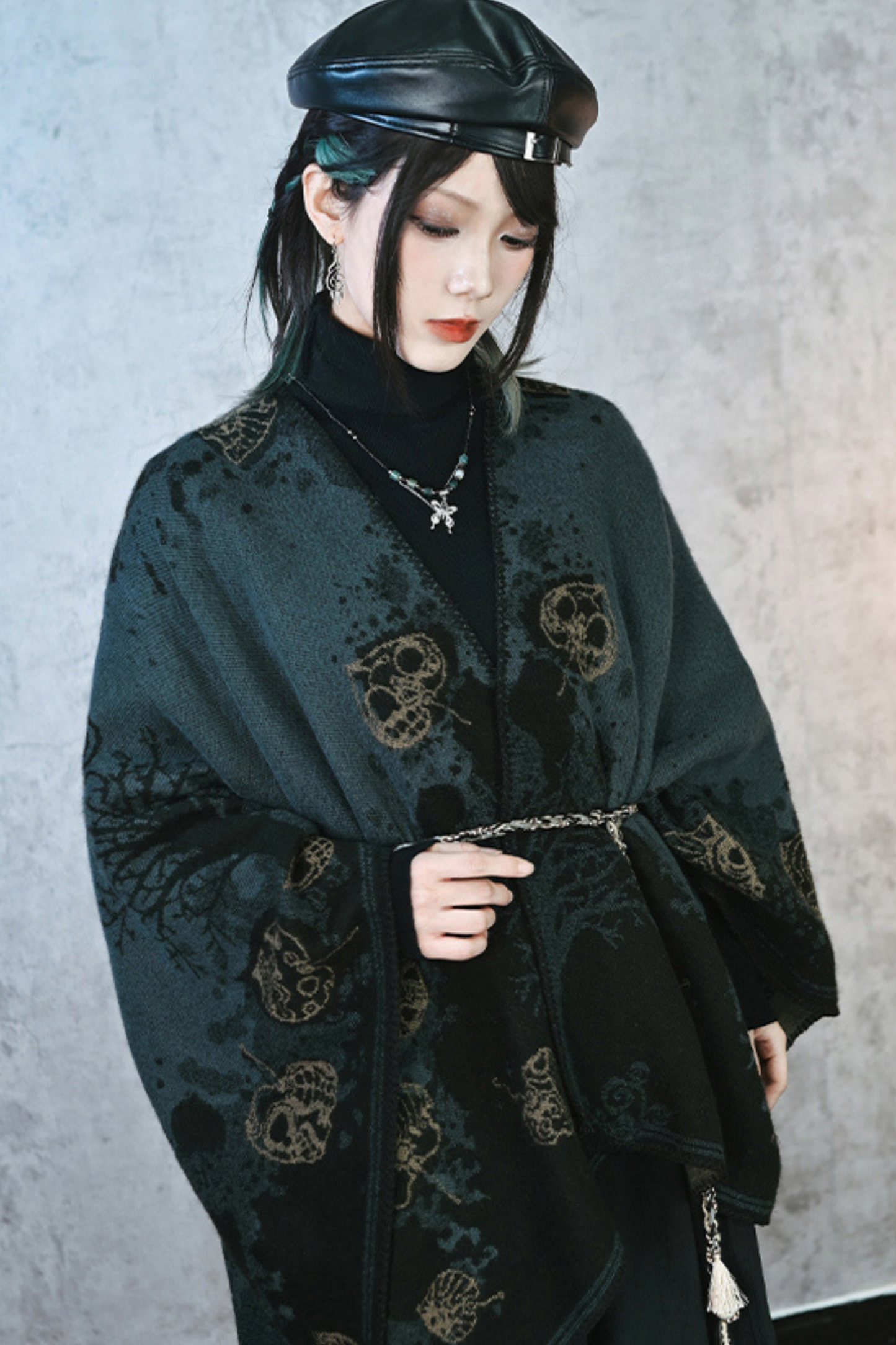 China Jacquard Long Cloak