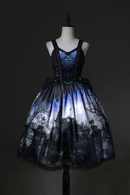 Velvet Patchwork Camisole Dress